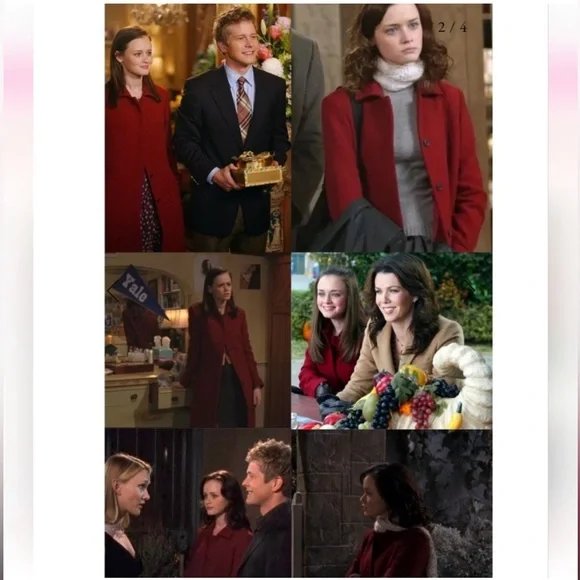 J. Crew WOOL Red Dress coat from Gilmore Girls - Picture 11 of 11